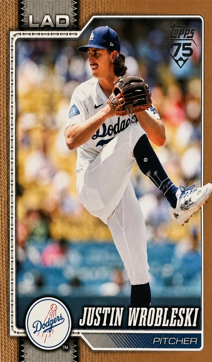 2026 Topps Series 2 Justin Wrobleski #391 card