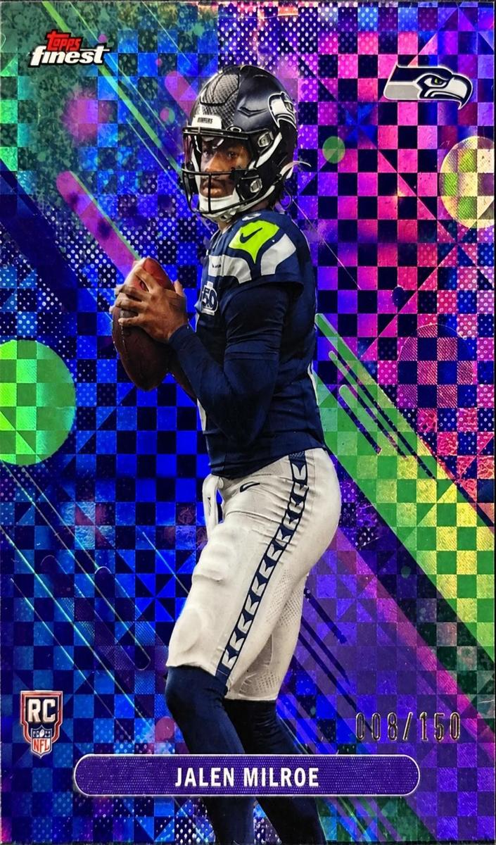 2025 Panini Revolution Rookie Autograph Jalen Milroe #4 card