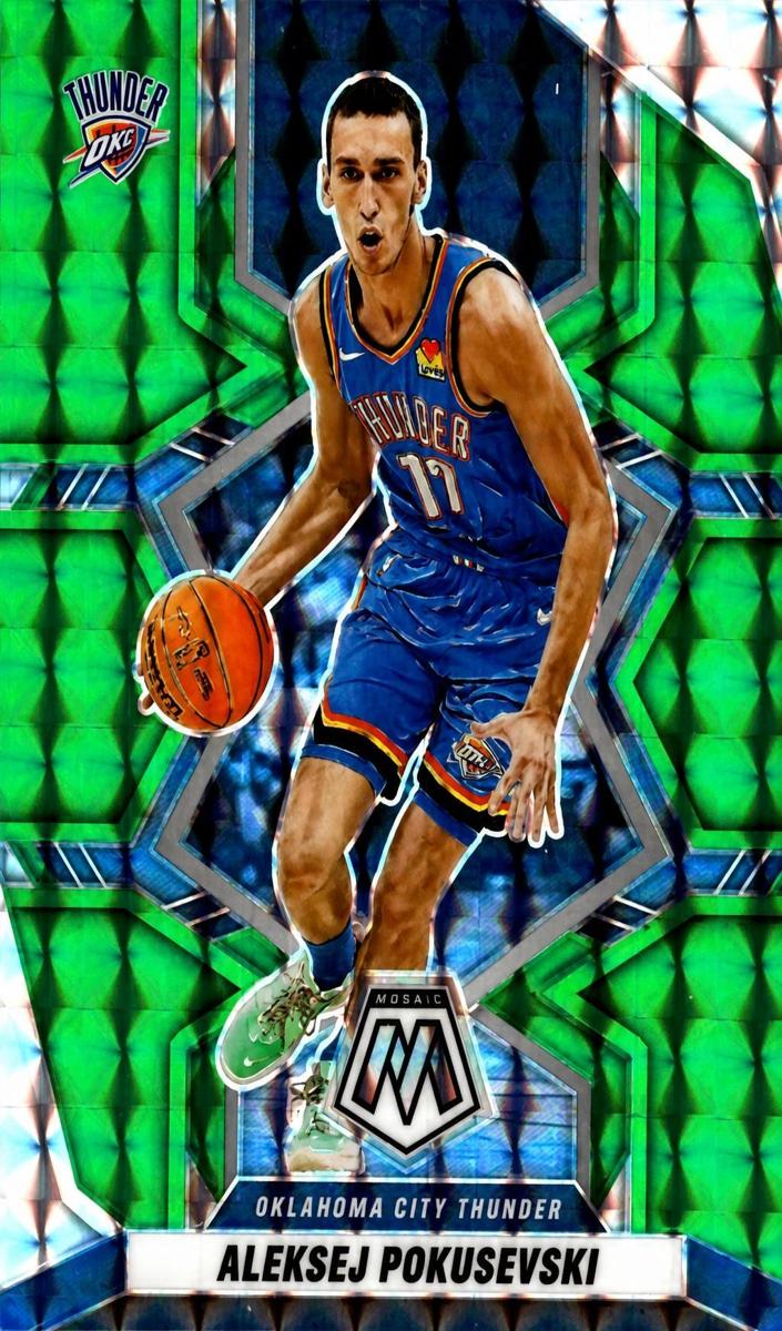 2021 Panini Mosaic Aleksej Pokusevski #190 card