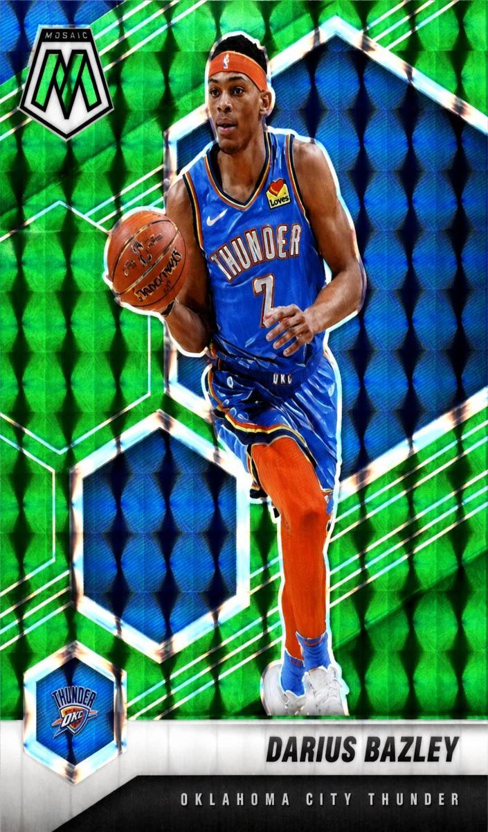 2020 Panini Mosaic Darius Bazley #188 card