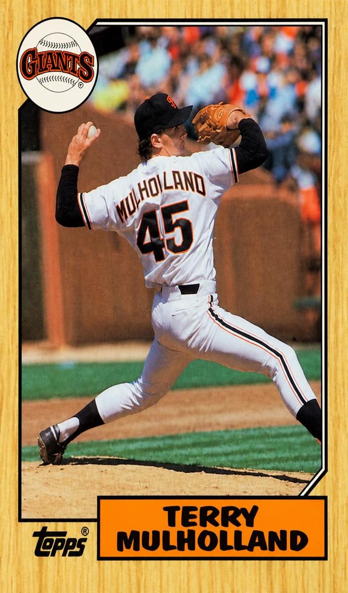 1987 Topps Terry Mulholland #536 card