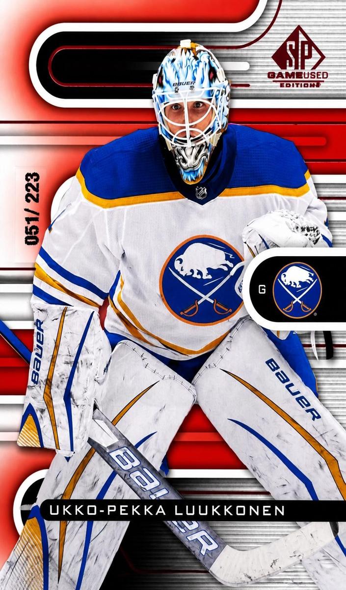 2022 SP Game Used Ukko-Pekka Luukkonen [Red] #70 card