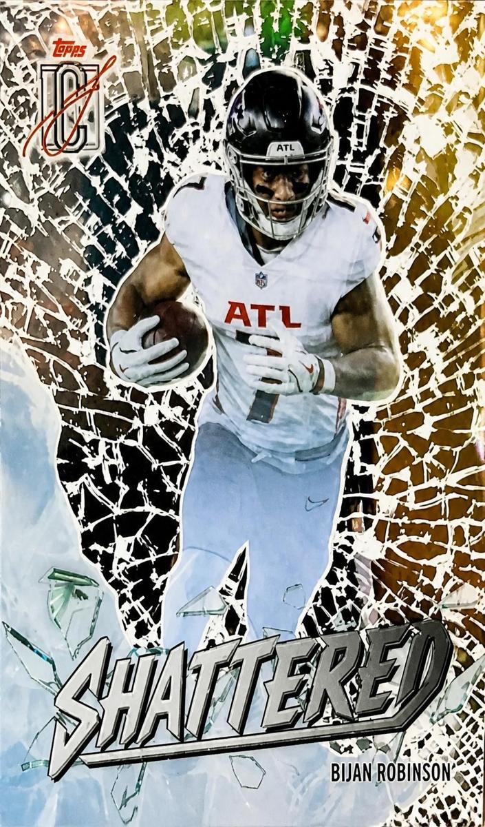 Bijan Robinson 2025 Topps Signature Class Shattered Football