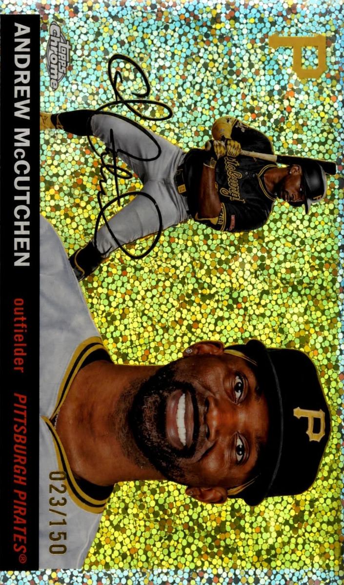 2025 Topps Chrome Platinum Andrew McCutchen [Prism] #113 card