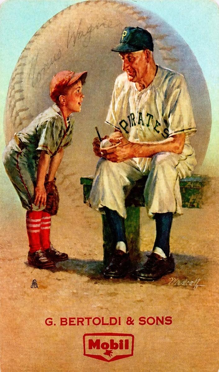 1953 Honus Wagner [9 of Clubs] #NNO