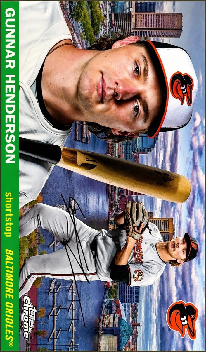 2025 Topps Chrome Platinum 1955 City Variation Gunnar Henderson #55CV-12 card