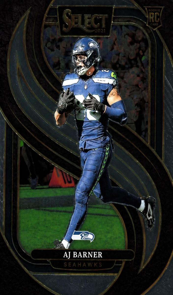 AJ Barner 2024 Select Football card