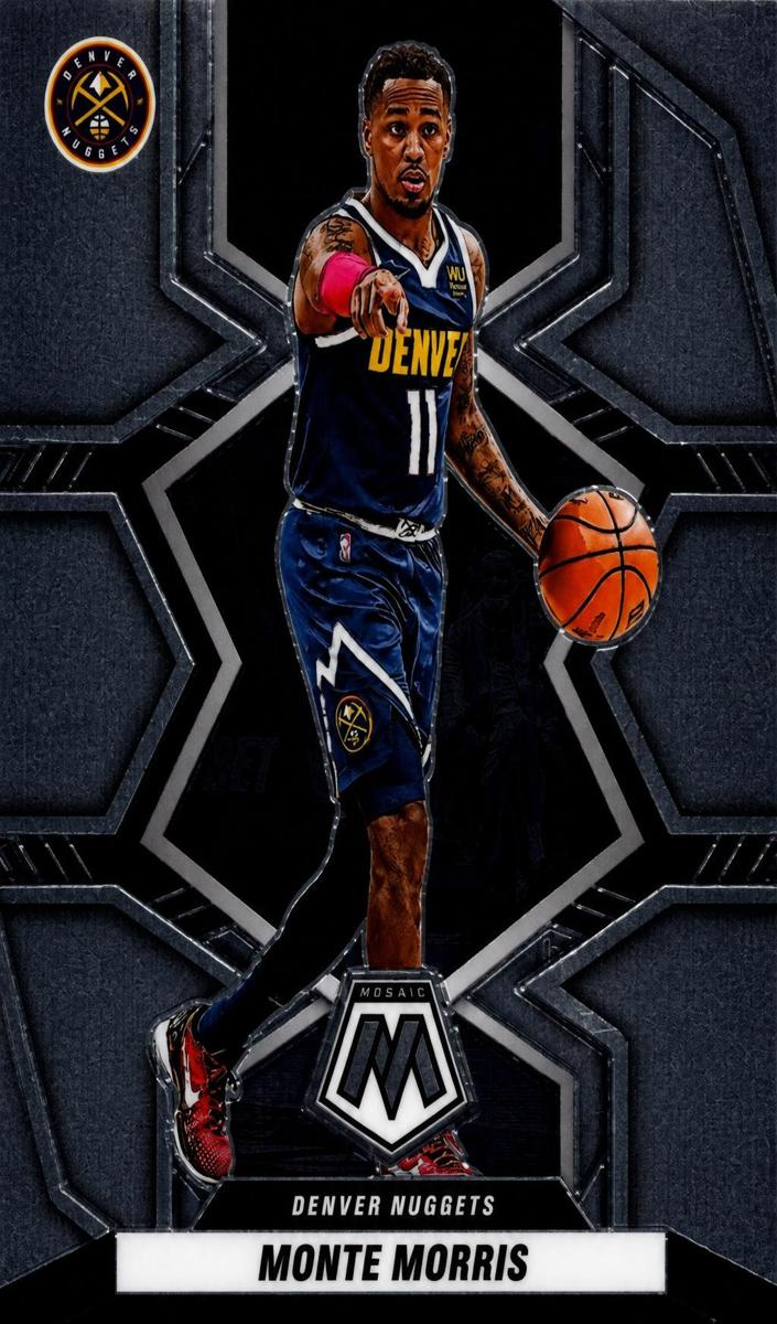 2021 Panini Mosaic Monte Morris #77 card
