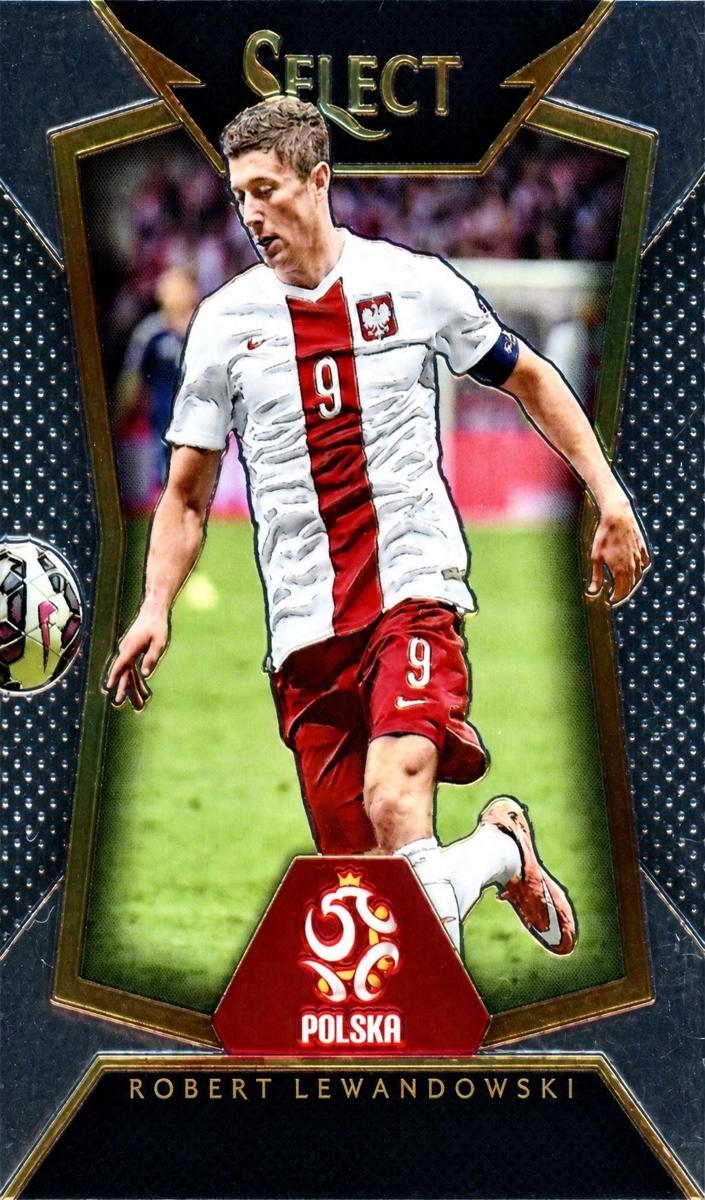 2015 Panini Select Robert Lewandowski [Orange] #80 card