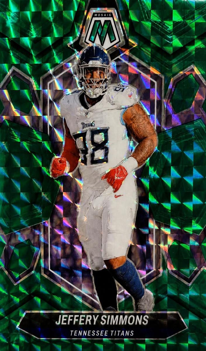 Jeffery Simmons 2024 Mosaic Football card