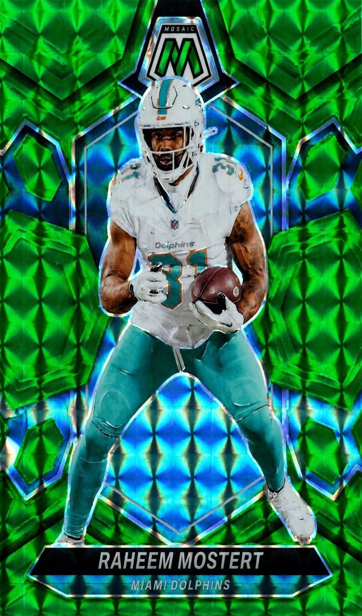 Raheem Mostert 2024 Mosaic Football card