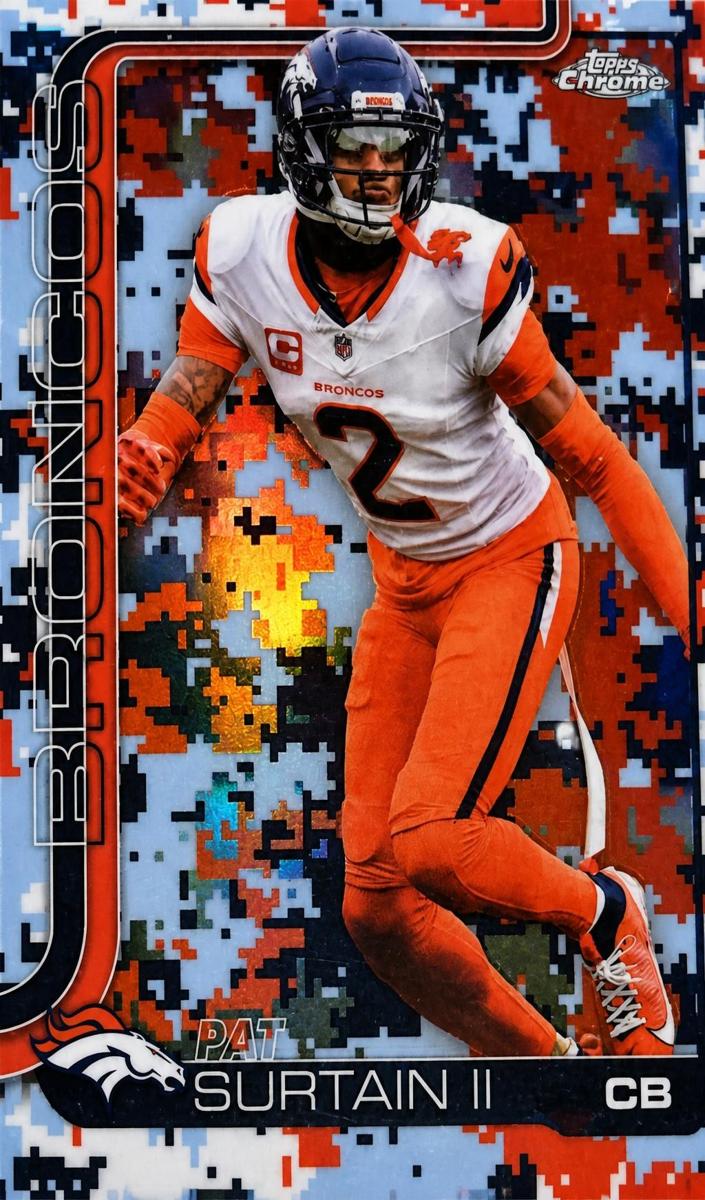 2025 Topps Chrome Pat Surtain II [Topps Refractor] #93 card