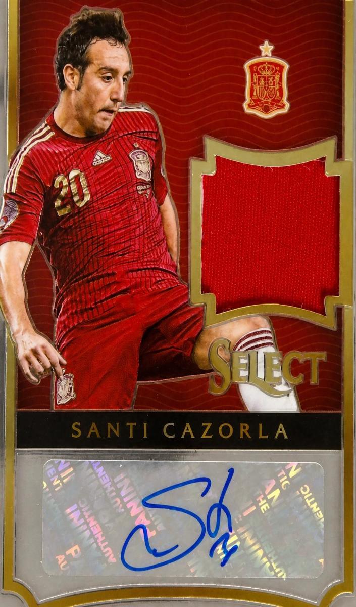 2015 Panini Select Santi Cazorla #40 card