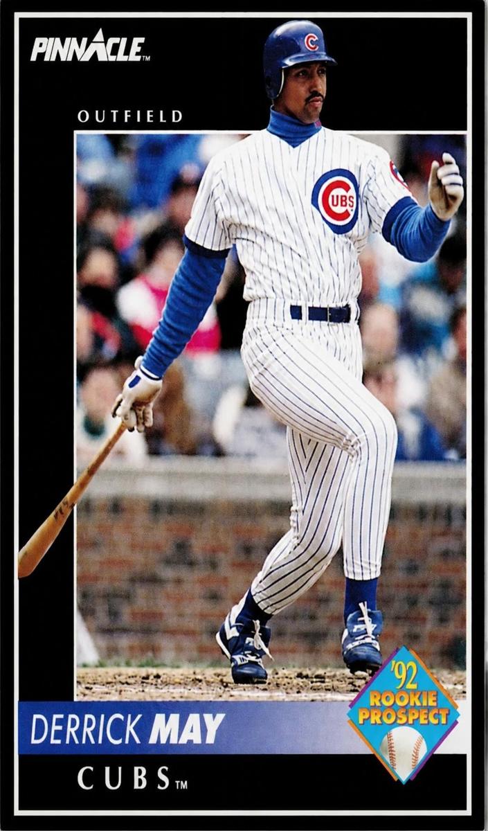 1992 Pinnacle Derrick May #534 card