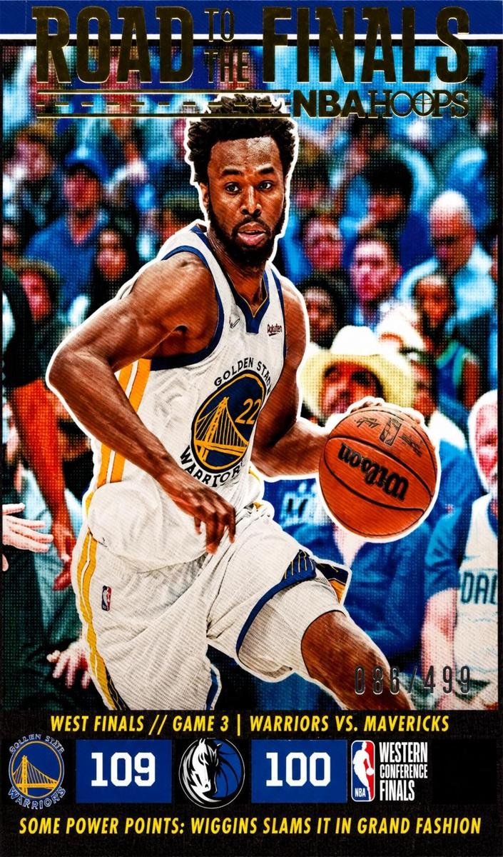 2022 Panini Hoops Andrew Wiggins #75 card