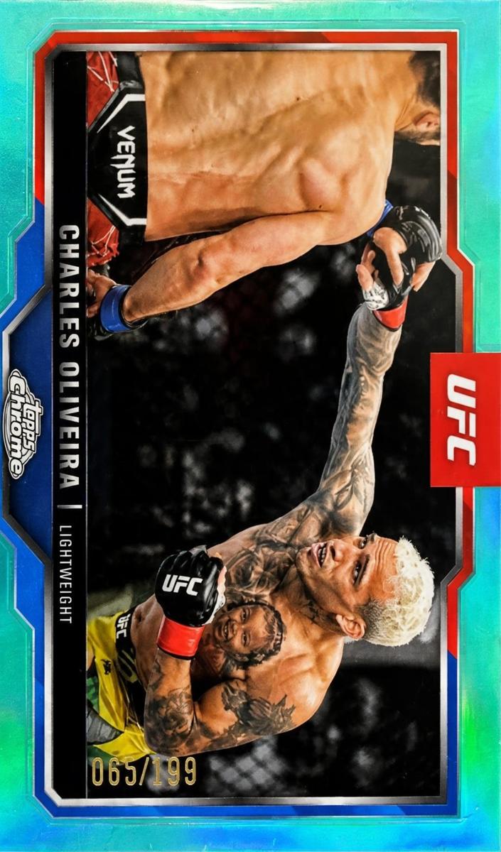 2025 Charles Oliveira [Aqua Refractor] #54