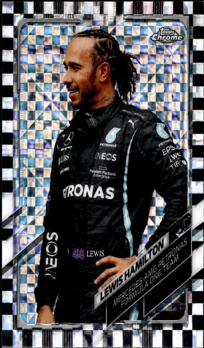 2021 Lewis Hamilton [Checker Flag Refractor] #40