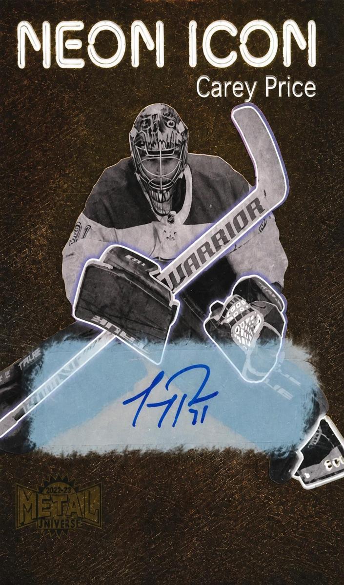 2021 Skybox Metal Universe Carey Price [Gold] #NI-11 card