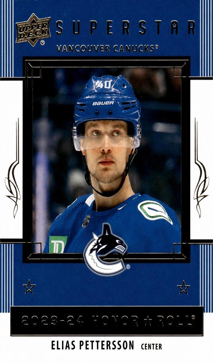 2023 Upper Deck Elias Pettersson #HR-12 card