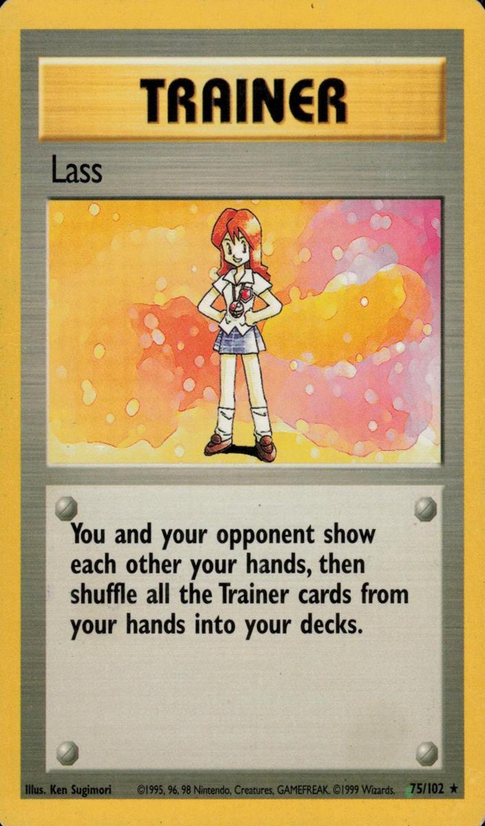 Lass 1999 Pokemon Base Set