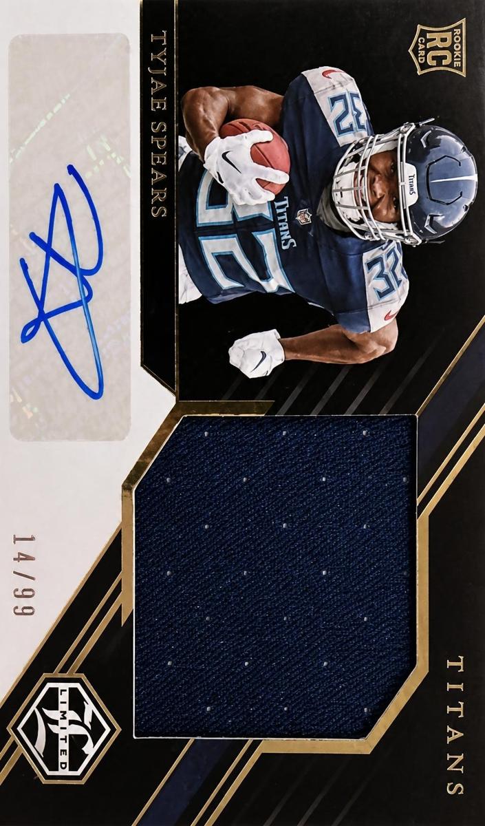 2023 Panini Limited Tyjae Spears #180 card