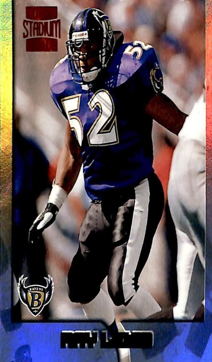 Ray Lewis 1996 Topps Stadium Club Football