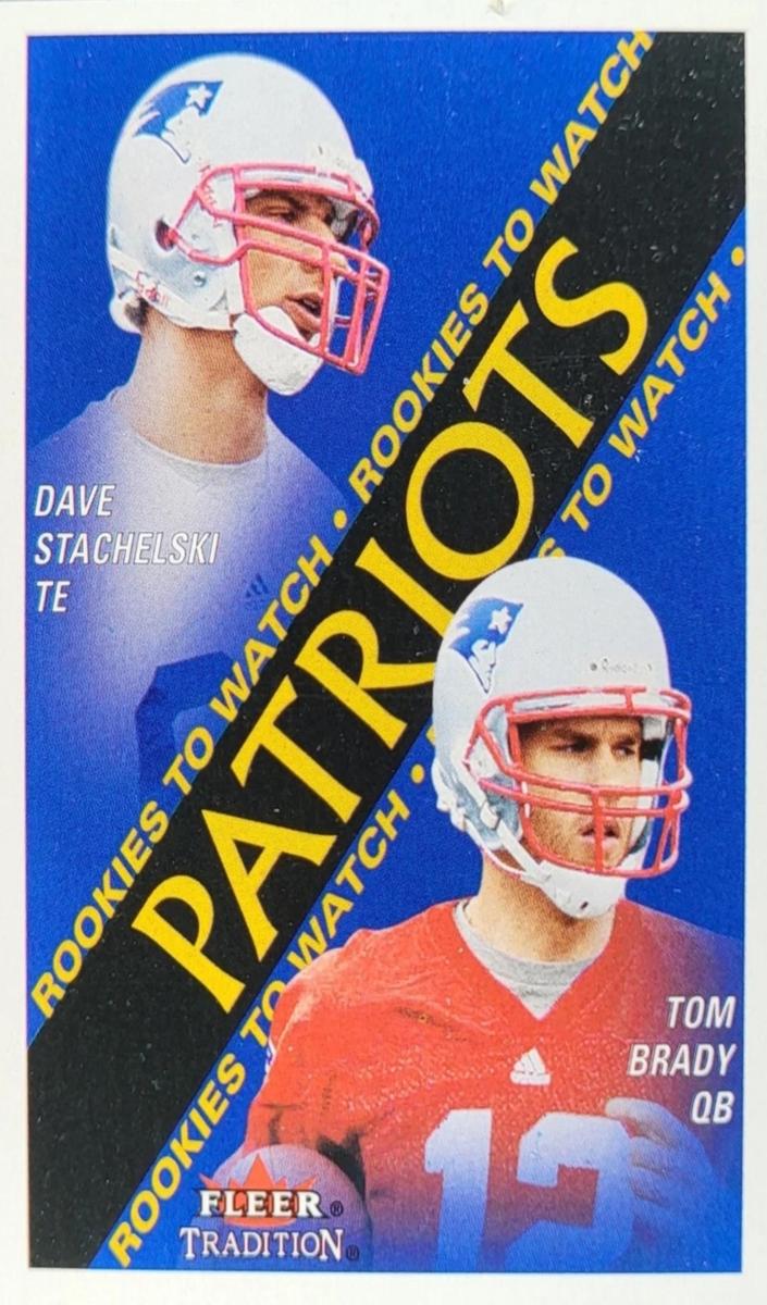 2000 Fleer #352 Tom Brady front