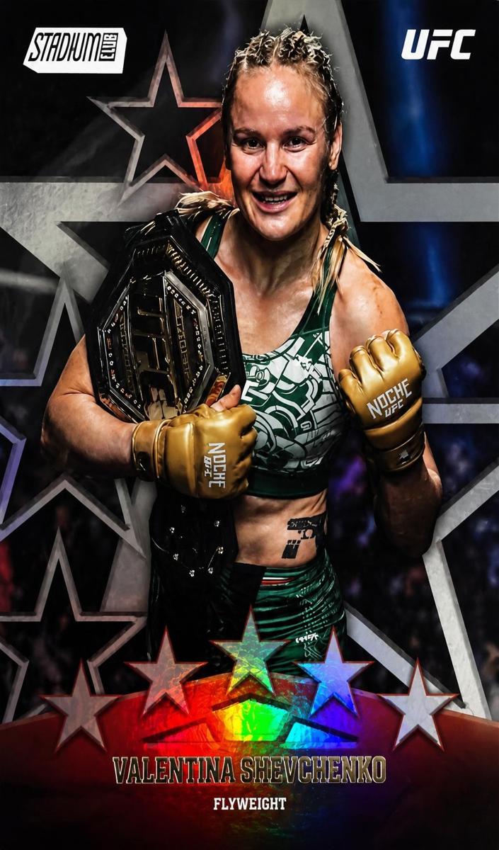 2025 Topps Stadium Club Special Forces Valentina Shevchenko #SF-10 card