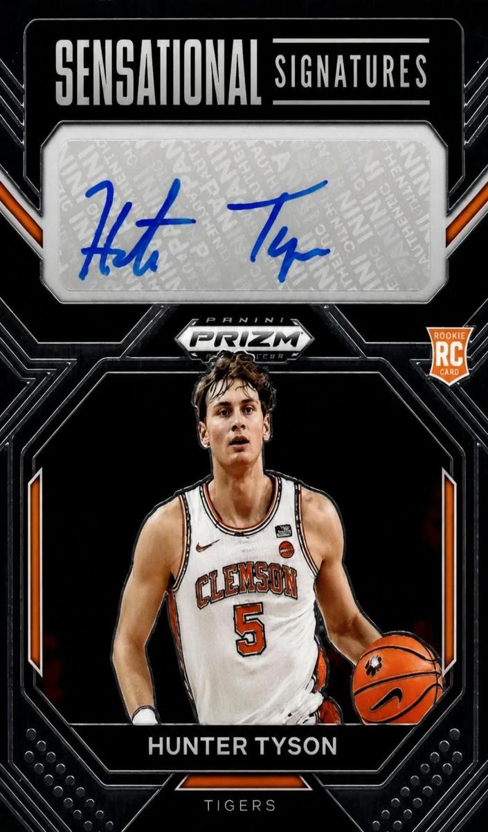 2023 Panini Prizm Draft Picks Hunter Tyson #SS-HTY card