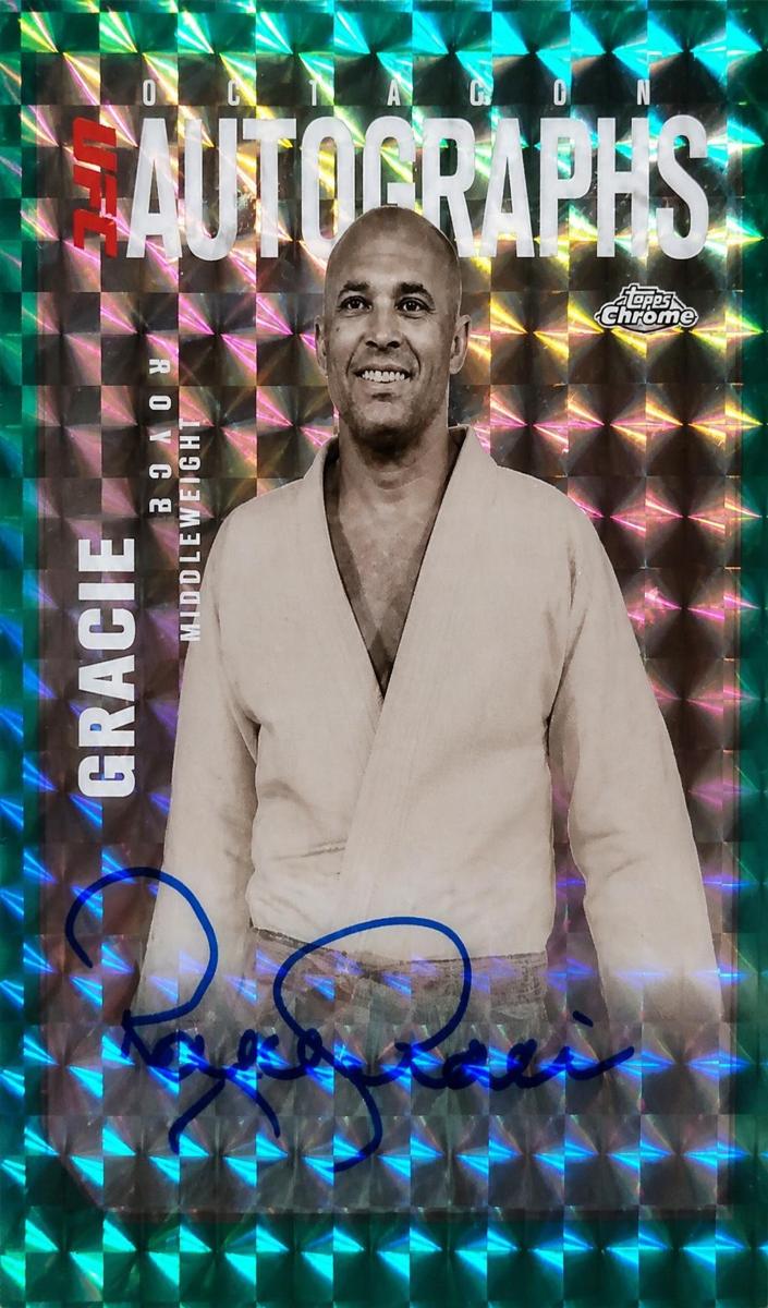 2025 Topps Chrome Royce Gracie [Gold Refractor] #OLA-RG card