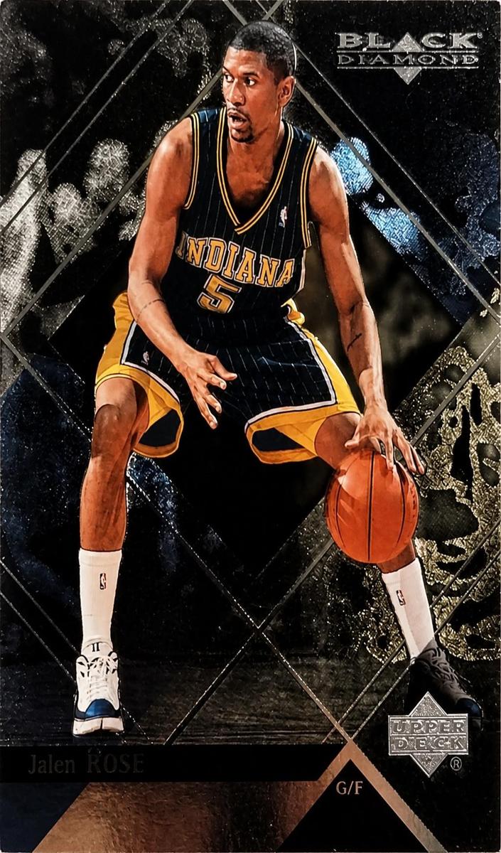 1999 Upper Deck Black Diamond Jalen Rose #33 card