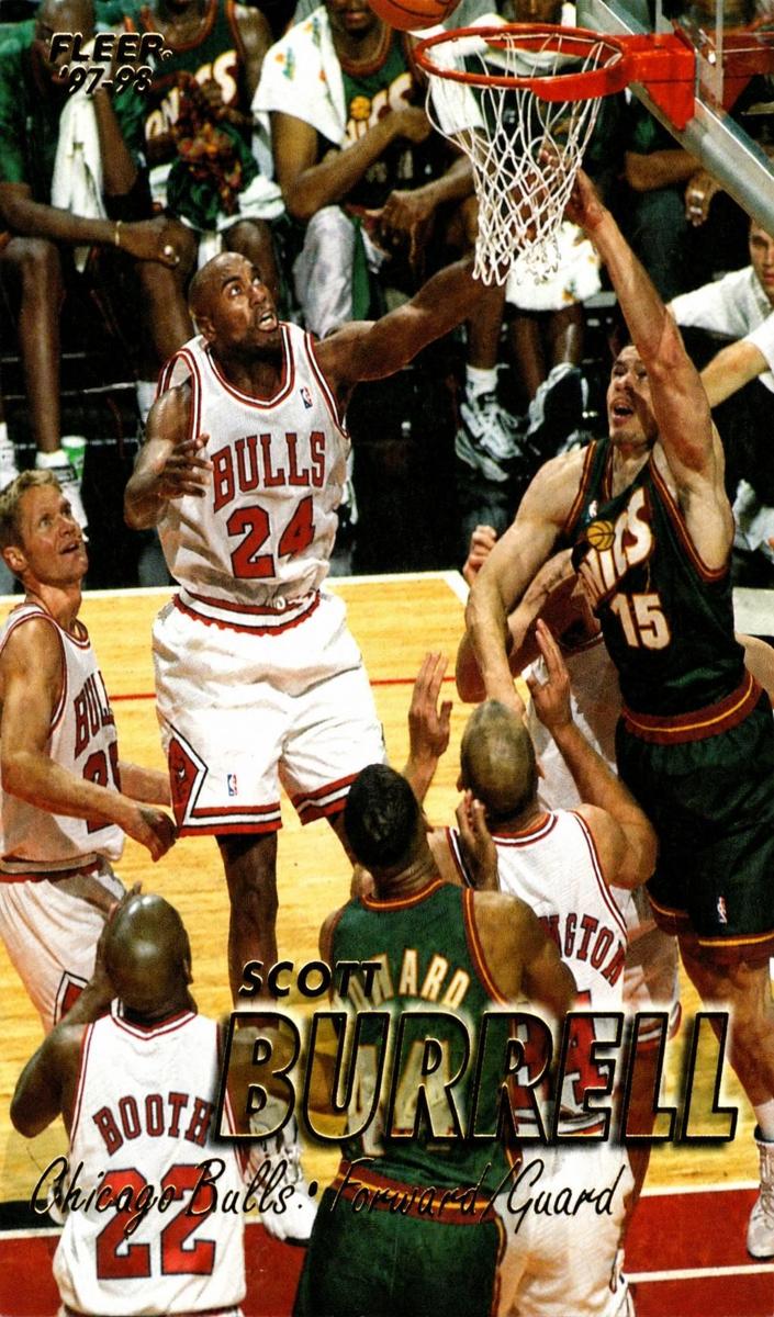 1997 Fleer Scott Burrell #299 card