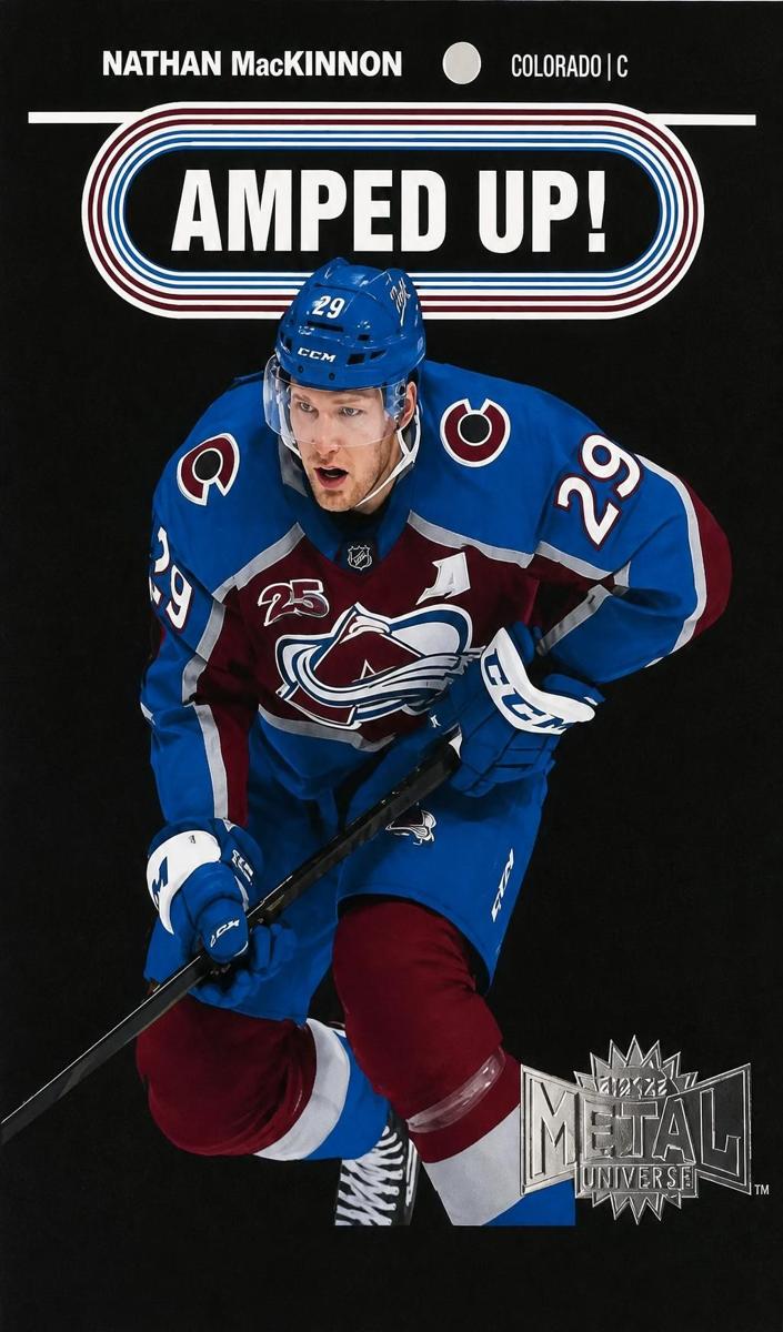 2021 Skybox Metal Universe Nathan MacKinnon [Gold] #AU-10 card