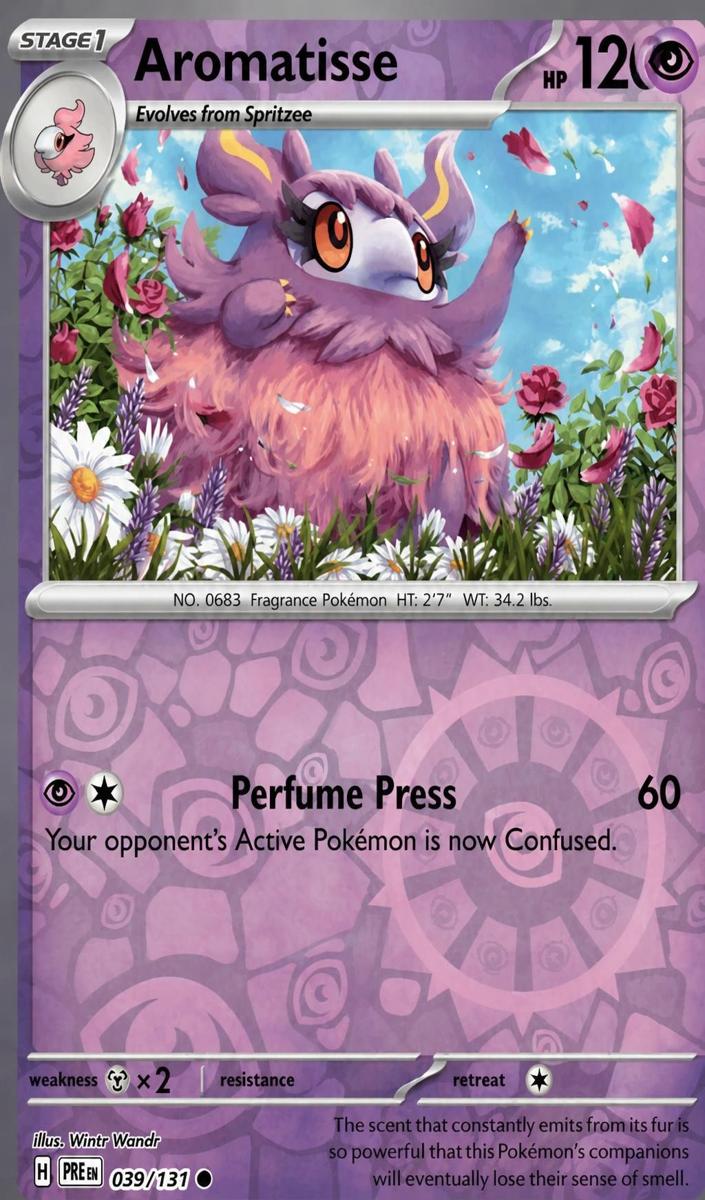 Aromatisse 2025 Pokemon Scarlet & Violet Prismatic Evolutions