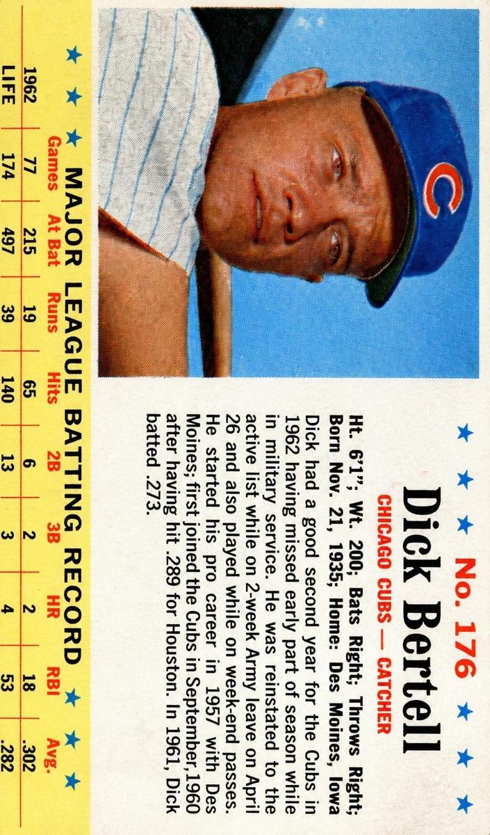 1963 Dick Bertell #176