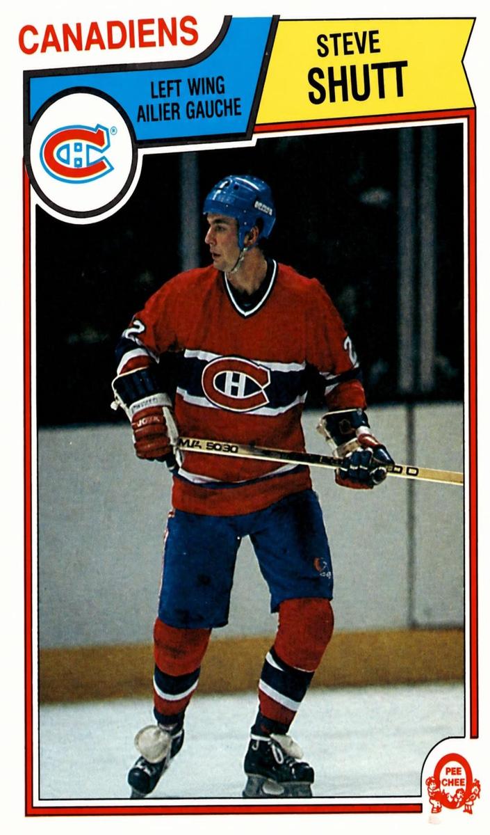 1983 O-Pee-Chee Steve Shutt #198 card