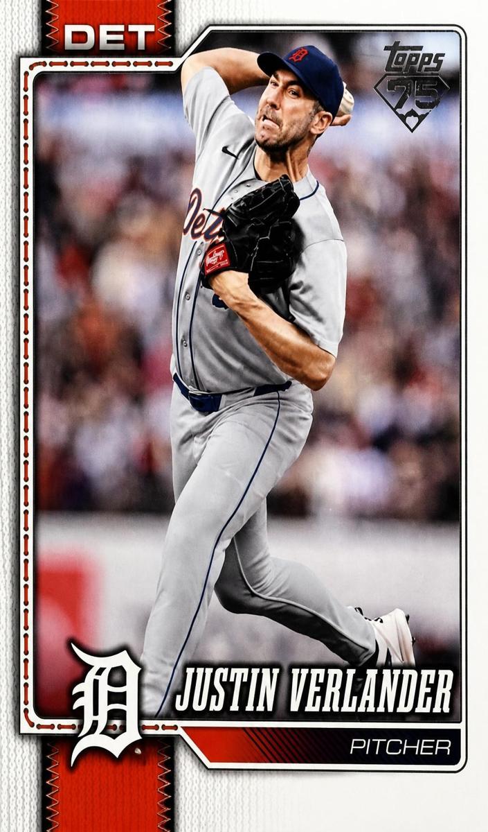 Justin Verlander 2026 Topps Baseball card