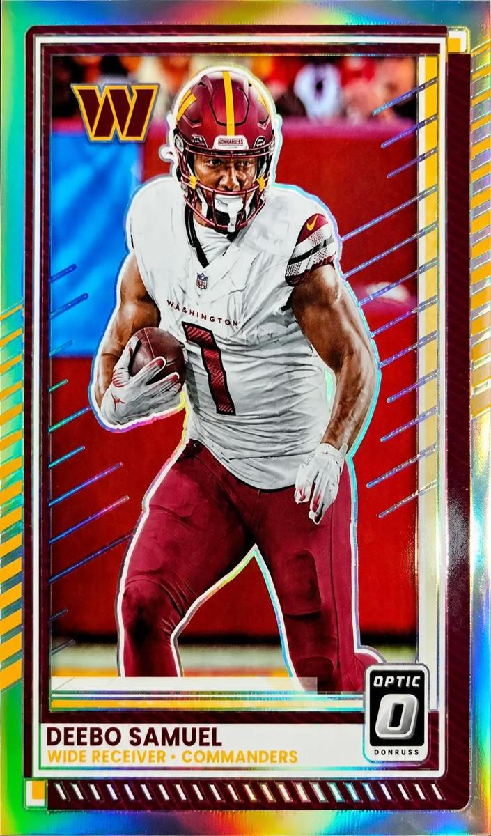 Deebo Samuel 2025 Donruss Optic Football card