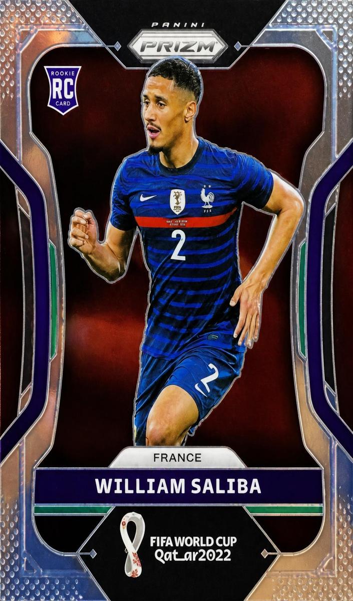 William Saliba 2022 Prizm World Cup Qatar card