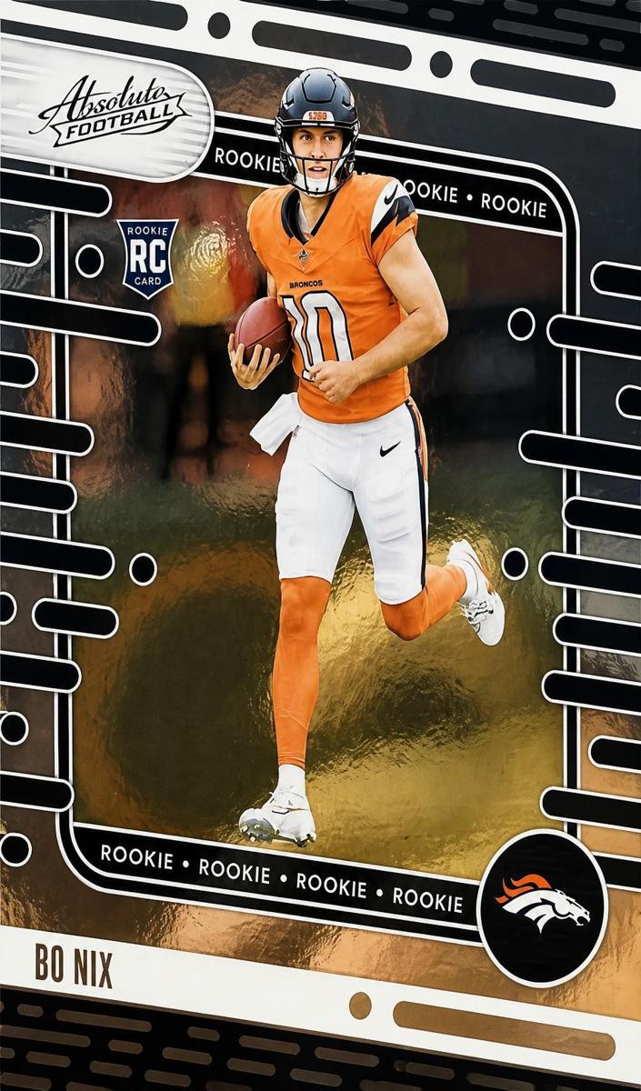 2024 Panini Absolute Bo Nix [Green] #112 card
