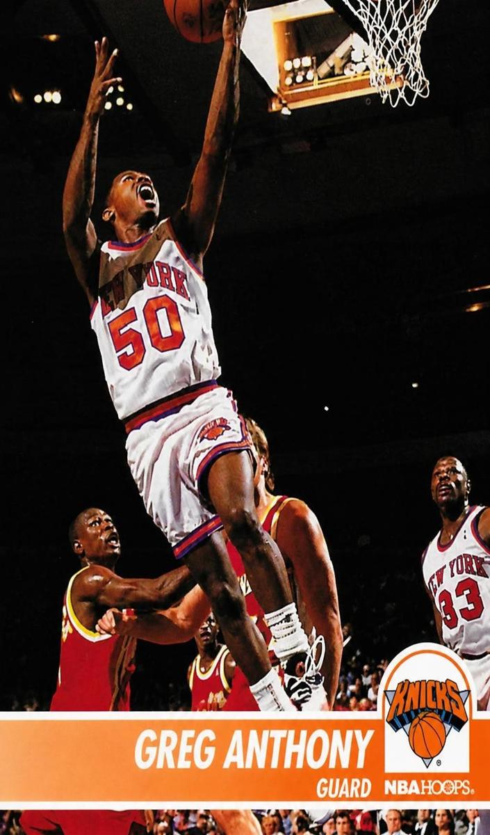 1994 Hoops Greg Anthony #139 card