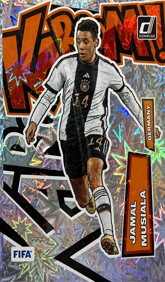 2022 Panini Donruss Kaboom Jamal Musiala #12 card