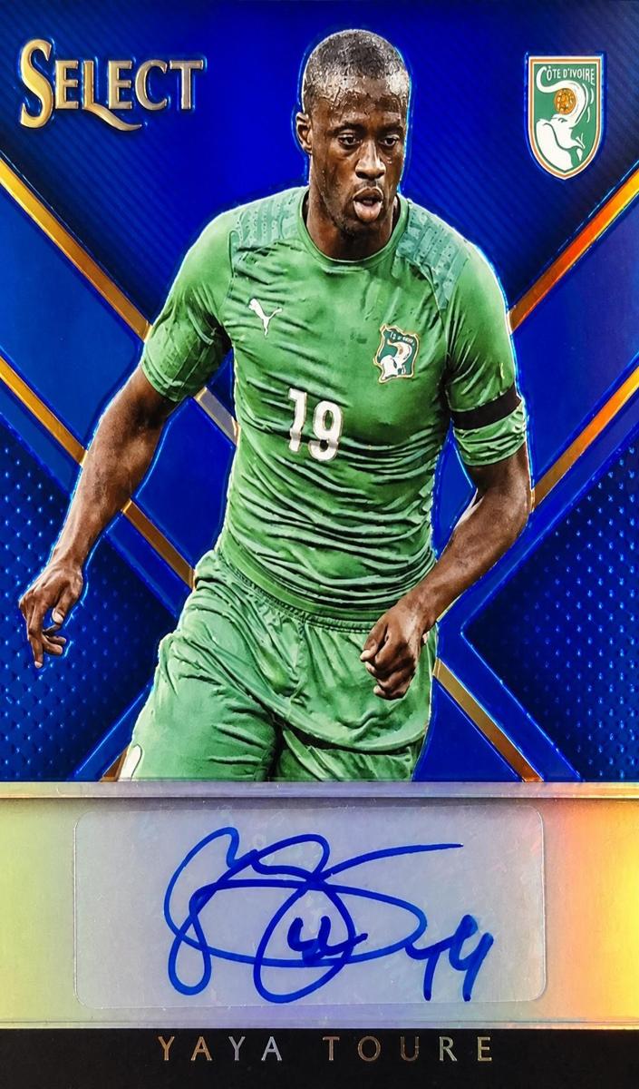 2015 Panini Select Yaya Toure [Blue] #51 card