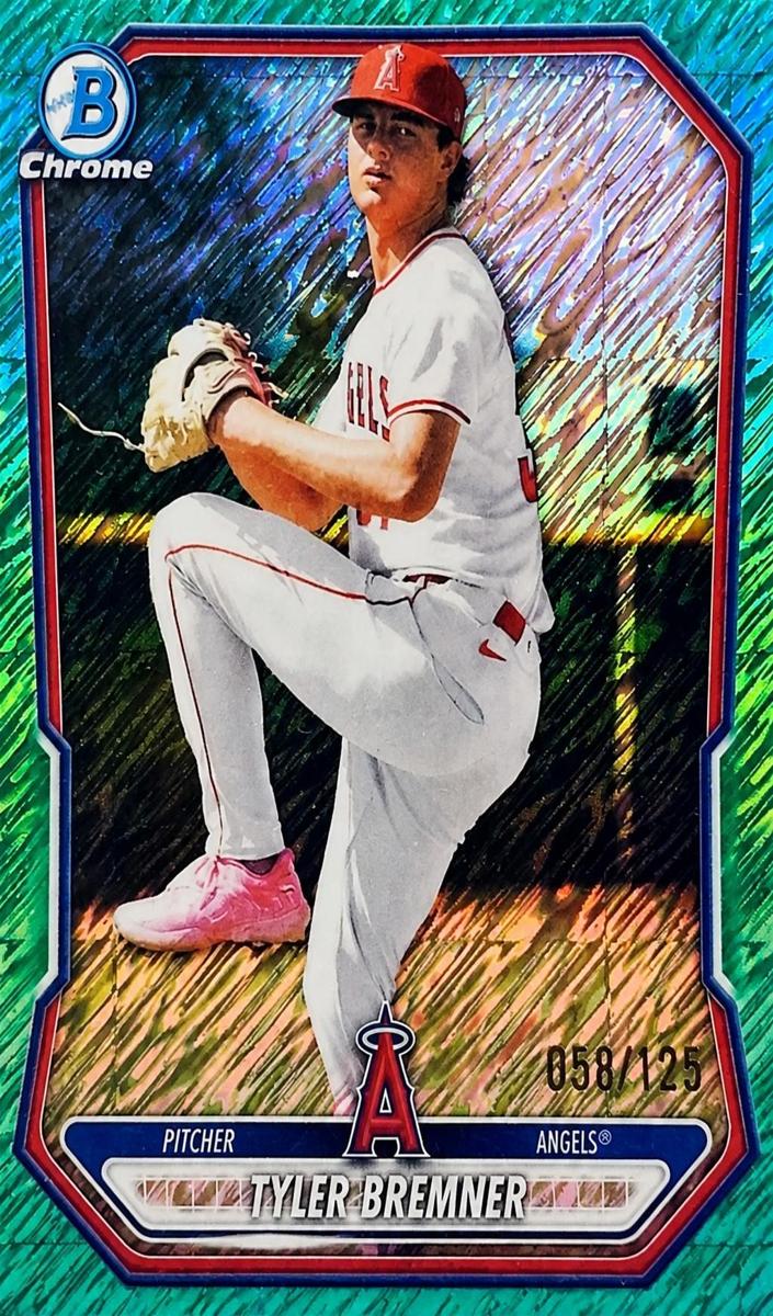 2026 Bowman Chrome Prospect Tyler Bremner [Purple RayWave Refractor] #BCP-9 card