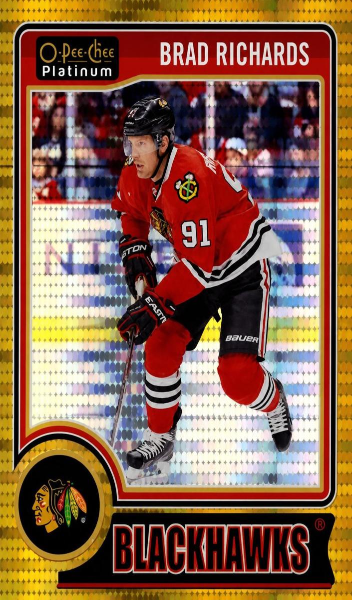 2014 O-Pee-Chee Platinum Brad Richards #63 card