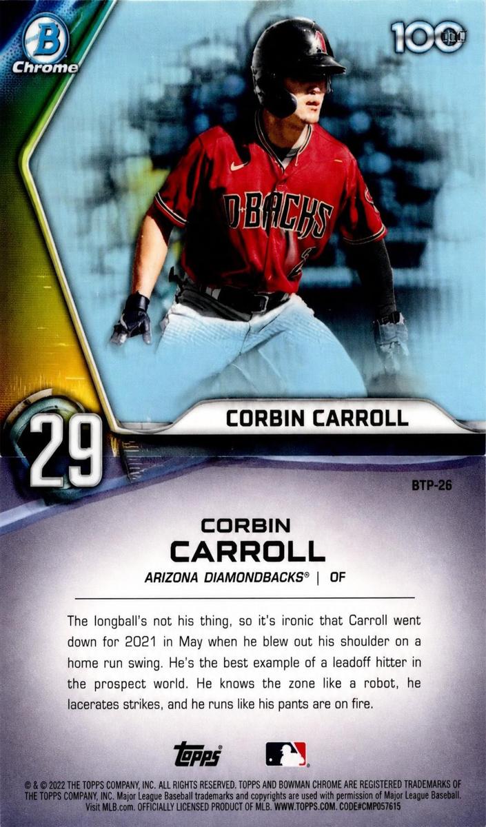 2022 Corbin Carroll #BTP-26
