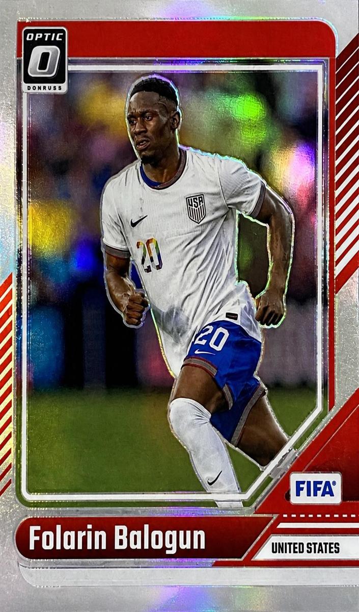 2024 Panini Donruss Folarin Balogun [Holo] #4 card