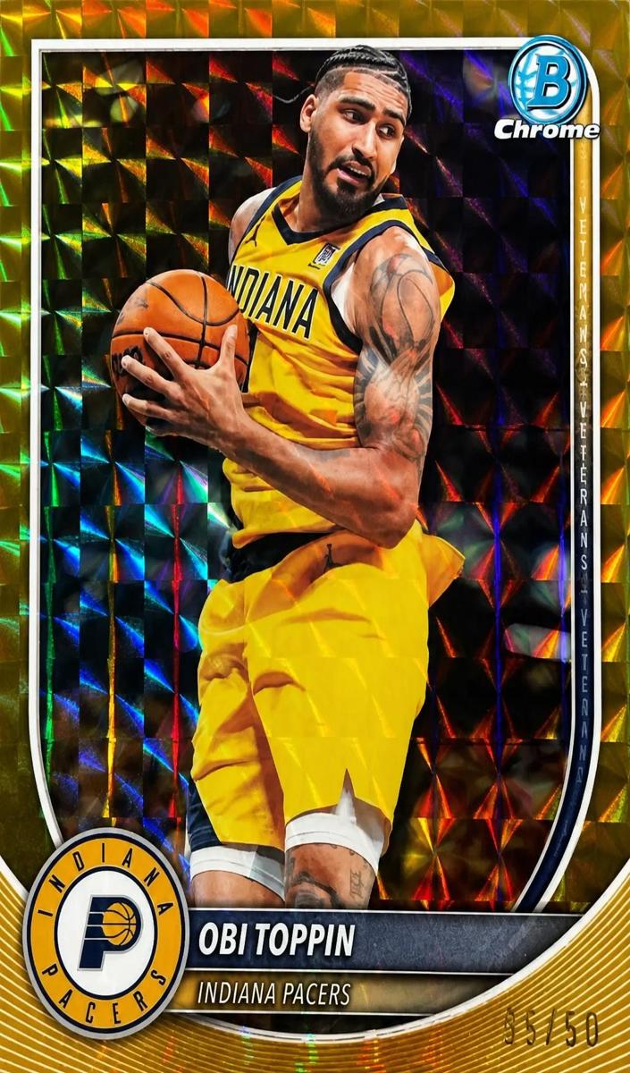 Obi Toppin 2025 Bowman Basketball card