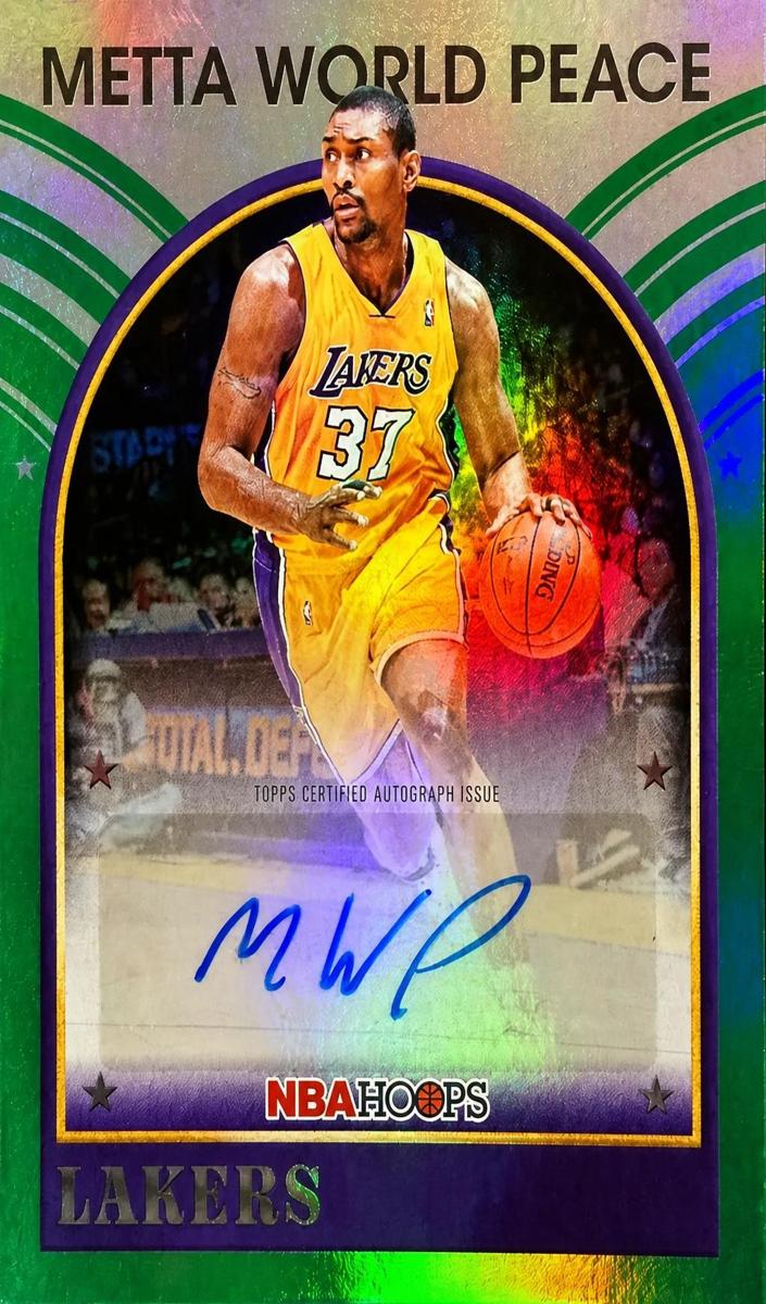 2025 Metta World Peace [Green Hoops] #89S-M
