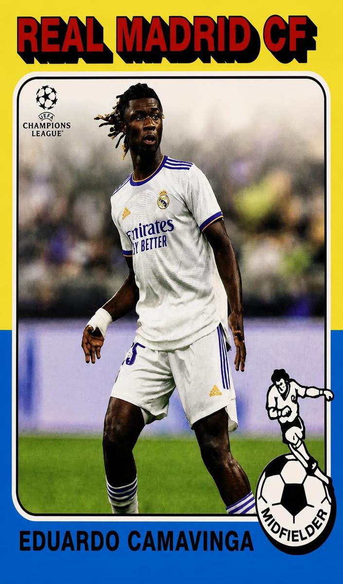2021 Topps UEFA Champions League Eduardo Camavinga #75-17 card